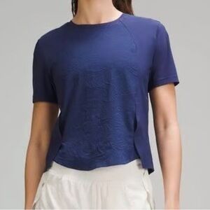 lululemon athletica Navy Short Sleeve Tee